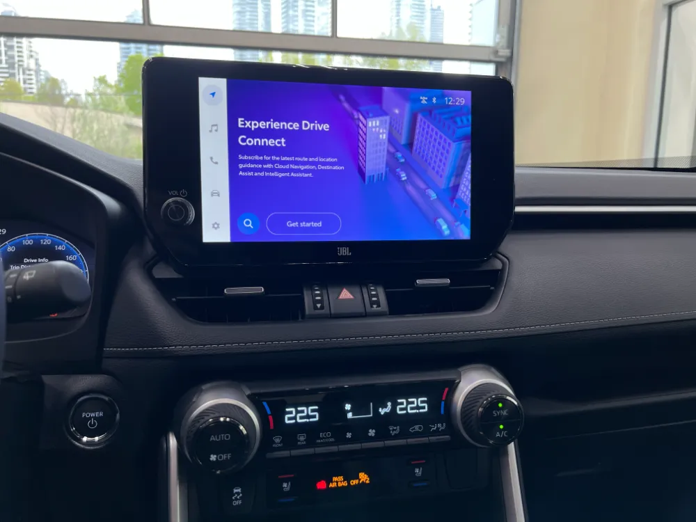 2023 toyota rav4 hybrid limited red with black interior 16